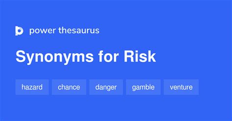 risk thesaurus|RISK in Thesaurus: 1000+ Synonyms & Antonyms for RISK.